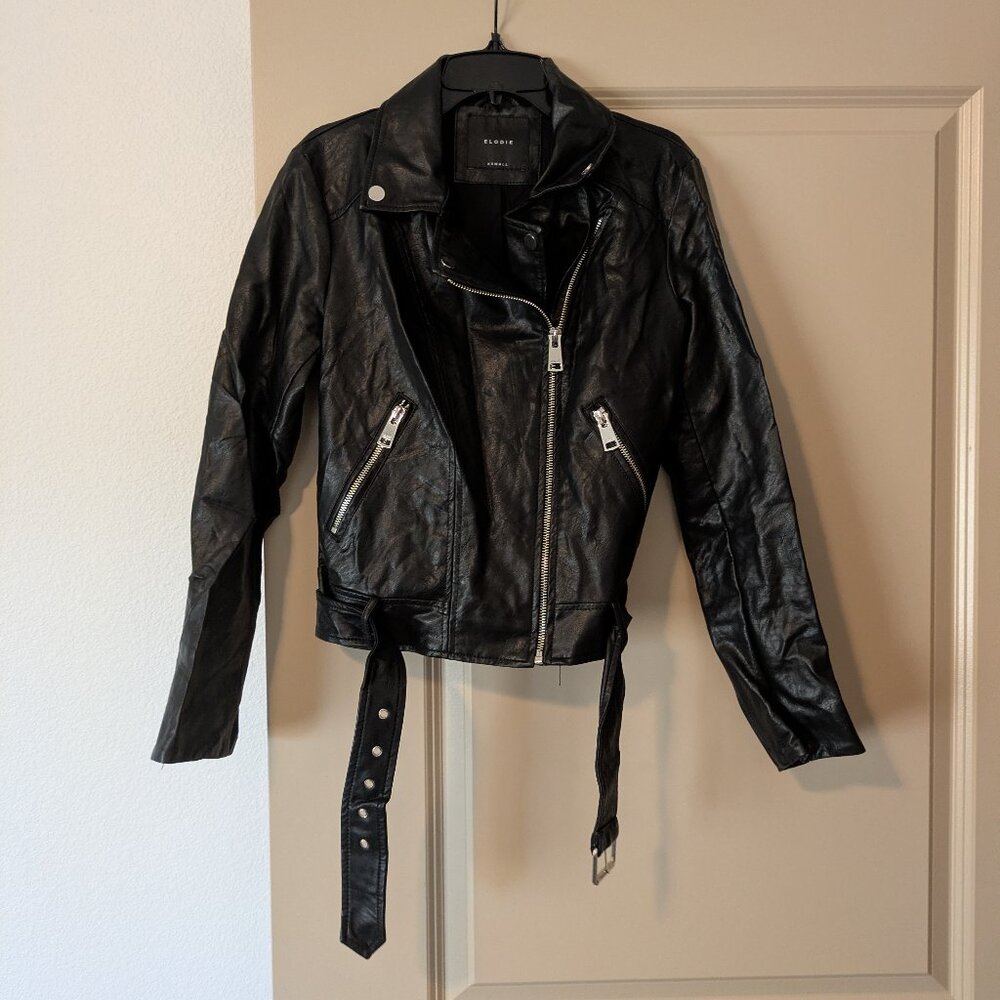 Elodie XS Moto Jacket Vegan Leather
